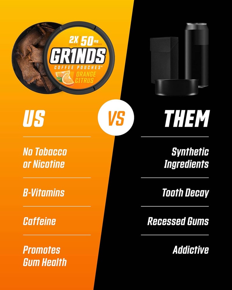 GRINDS Coffee Pouches Ultimate Energy 5 Pack - Image 4
